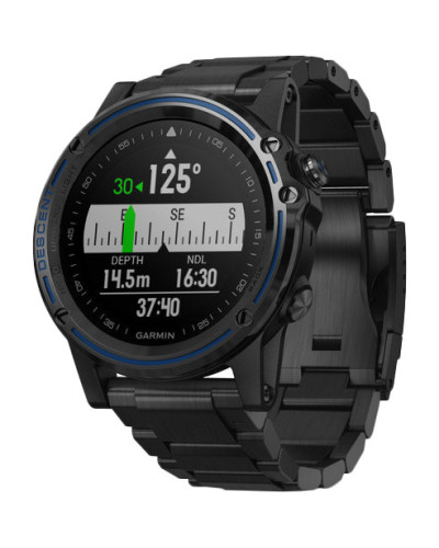Garmin Descent Mk1 Dive Computer, Gray Sapphire with DLC Titanium Band (010-01760-01/010-01760-11)