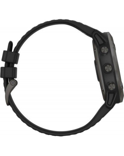 Garmin Fenix ​​6X Pro Solar Titanium Carbon Grey DLC with Black Band (010-02157-21)