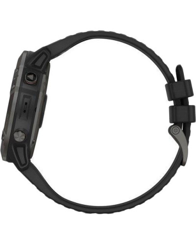 Garmin Fenix ​​6X Pro Solar Titanium Carbon Grey DLC with Black Band (010-02157-21)