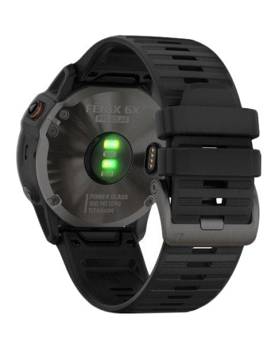 Garmin Fenix ​​6X Pro Solar Titanium Carbon Grey DLC with Black Band (010-02157-21)
