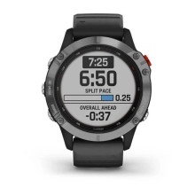 Garmin Fenix ​​6 Solar Silver with black band (010-02410-00)