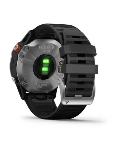 Garmin Fenix ​​6 Solar Silver with black band (010-02410-00)