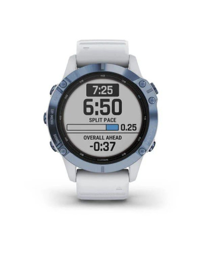 Garmin Fenix 6 Pro Solar Edition Mineral Blue with Whitestone Band (010-02410-19/18)