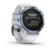Garmin Fenix 6 Pro Solar Edition Mineral Blue with Whitestone Band (010-02410-19/18)