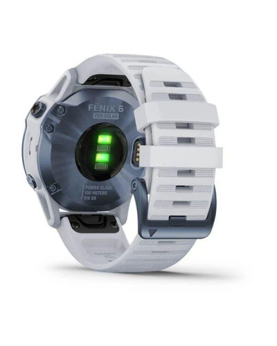 Garmin Fenix 6 Pro Solar Edition Mineral Blue with Whitestone Band (010-02410-19/18)