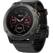 Garmin Fenix 5x Slate Gray Sapphire With Black Band (010-01733-00) / (010-01733-01)