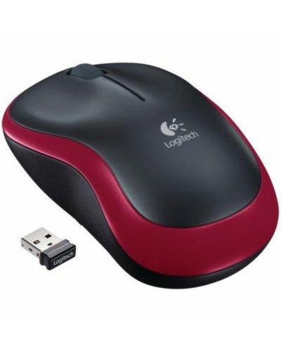 Logitech M185 Wireless Mouse Red (910-002237, 910-002240)