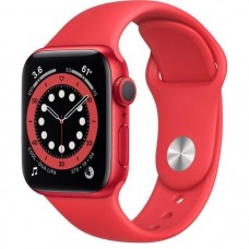 Apple Watch Series 6 GPS 40mm (PRODUCT) RED Aluminum Case w. (PRODUCT) RED Sport B. (M00A3)