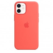 Apple iPhone 12 mini Silicone Case with MagSafe - Pink Citrus (MHKP3)