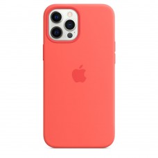 Apple iPhone 12 Pro Max Silicone Case with MagSafe - Pink Citrus (MHL93)
