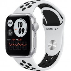 Apple Watch Nike SE GPS 40mm Silver Aluminum Case w. Pure Platinum / Black Nike Sport B. (MYYD2)