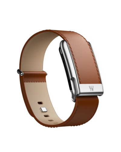 WHOOP Ремінець Whoop LeatherLuxe Straight для Whoop MG Life Chestnut/Cream with Titanium S/M (810114362235