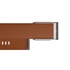 WHOOP Ремінець Whoop LeatherLuxe Straight для Whoop MG Life Chestnut/Cream with Titanium S/M (810114362235