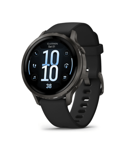 Garmin Venu 4 41 mm Slate with Black Silicone Band (010-03013-02/42)