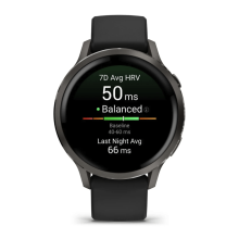 Garmin Venu 4 41 mm Slate with Black Silicone Band (010-03013-02/42)