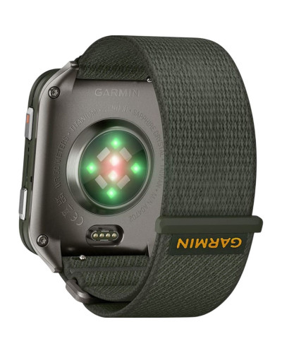 Garmin Venu X1 Moss with Titanium Caseback and Moss ComfortFit Nylon Band (010-02980-01/03/23)