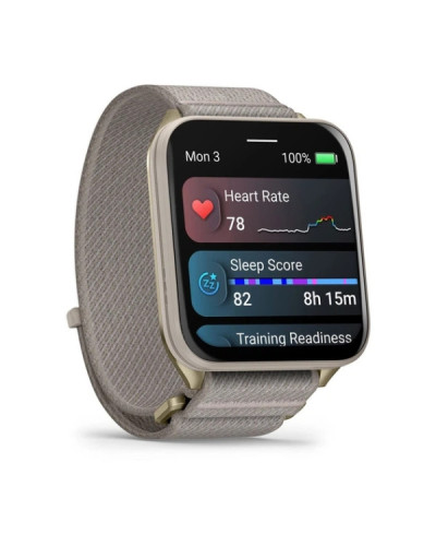Garmin Venu X1 Soft Gold Titanium and French Grey Nylon (010-02980-33/08/09)