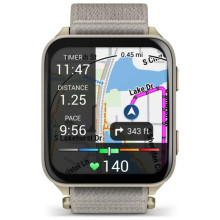 Garmin Venu X1 Soft Gold Titanium and French Grey Nylon (010-02980-33/08/09)