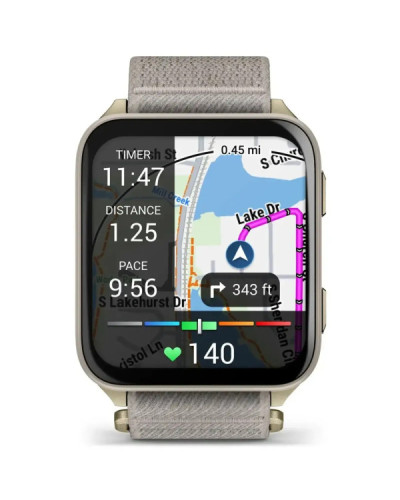 Garmin Venu X1 Soft Gold Titanium and French Grey Nylon (010-02980-33/08/09)