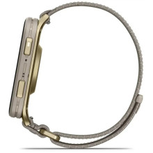 Garmin Venu X1 Soft Gold Titanium and French Grey Nylon (010-02980-33/08/09)