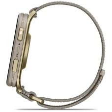 Garmin Venu X1 Soft Gold Titanium and French Grey Nylon (010-02980-33/08/09)