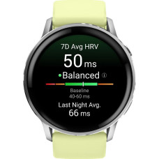 Garmin Venu 4 45 mm Silver with Citron Silicone Band (010-03014-02/42)