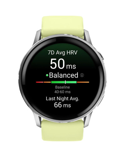 Garmin Venu 4 45 mm Silver with Citron Silicone Band (010-03014-02/42)