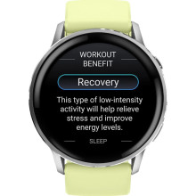 Garmin Venu 4 45 mm Silver with Citron Silicone Band (010-03014-02/42)