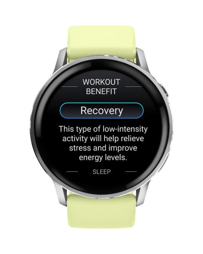 Garmin Venu 4 45 mm Silver with Citron Silicone Band (010-03014-02/42)