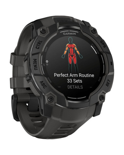 Garmin Instinct 3 50mm AMOLED Black with Charcoal Band (010-03020-00/40)