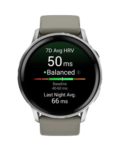 Garmin Venu 4 45 mm Silver with Silver Gray Silicone Band (010-03014-01/41)