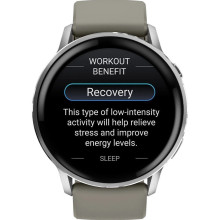 Garmin Venu 4 45 mm Silver with Silver Gray Silicone Band (010-03014-01/41)
