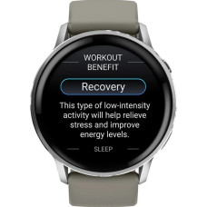 Garmin Venu 4 45 mm Silver with Silver Gray Silicone Band (010-03014-01/41)