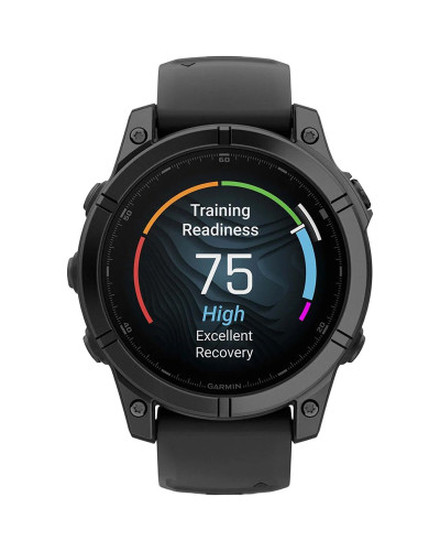 Garmin Fenix E 47mm AMOLED Slate Gray Steel with Black Silicone Band (010-03025-03/01/13)