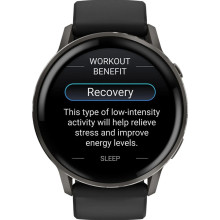 Garmin Venu 4 45 mm Slate with Black Silicone Band (010-03014-00/40)