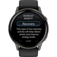 Garmin Venu 4 45 mm Slate with Black Silicone Band (010-03014-00/40)