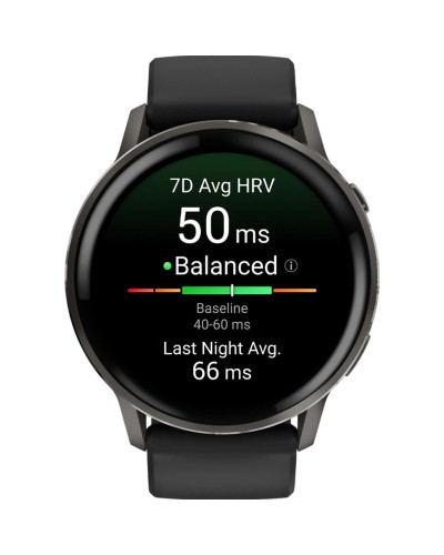Garmin Venu 4 45 mm Slate with Black Silicone Band (010-03014-00/40)