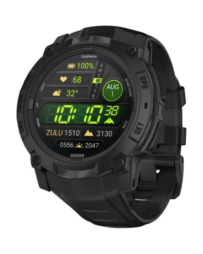 Garmin Instinct 3 50mm AMOLED Tactical Edition Black with Black Band (010-03020-50/90)