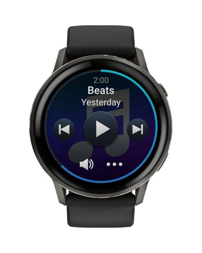 Garmin Venu 4 45 mm Slate with Black Silicone Band (010-03014-00/40)
