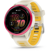 Garmin Forerunner 570 42mm Raspberry Aluminum w. Translucent Bone/Mango Band (010-02970-02/42)
