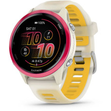 Garmin Forerunner 570 42mm Raspberry Aluminum w. Translucent Bone/Mango Band (010-02970-02/42)