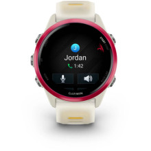 Garmin Forerunner 570 42mm Raspberry Aluminum w. Translucent Bone/Mango Band (010-02970-02/42)