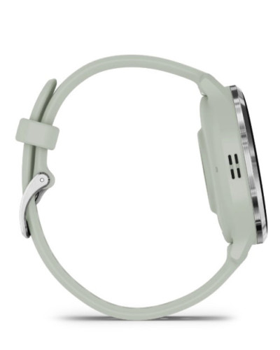 Garmin Venu 3S Silver S. Steel Bezel w. Sage Gray Case and S. Band (010-02785-01/51)