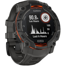 Garmin Instinct 3 50mm Solar Black with Charcoal Band (010-02935-00/40)