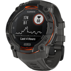 Garmin Instinct 3 50mm Solar Black with Charcoal Band (010-02935-00/40)