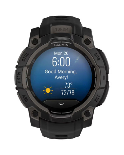 Garmin Instinct 3 45mm AMOLED Black with Black Band (010-02936-00/40)