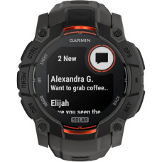 Garmin Instinct 3 50mm Solar Black with Charcoal Band (010-02935-00/40)
