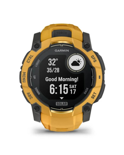 Garmin Instinct 3 50mm Solar Sunburst with Sunburst/Gray Band (010-02935-02/42)