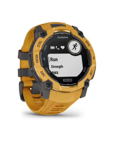 Garmin Instinct 3 50mm Solar Sunburst with Sunburst/Gray Band (010-02935-02/42)