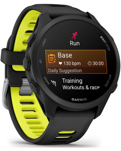 Garmin Forerunner 170 Black with Black/Amp Yellow Band (010-03920-00)